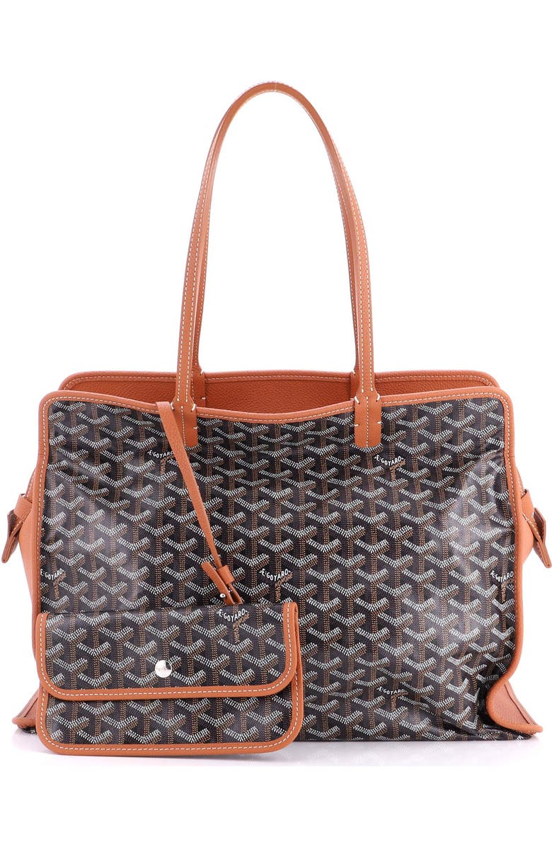 Pre-Owned Goyard Hardy Pet Carrier Coated Canvas PM, Alternate, color, Brown