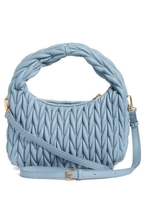 Urban Expressions Handbags Pleated Shoulder Bag In Blue