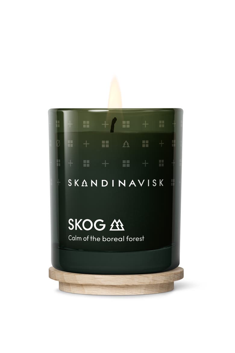 SKOG Scented Candle 65g, Alternate, color, Green