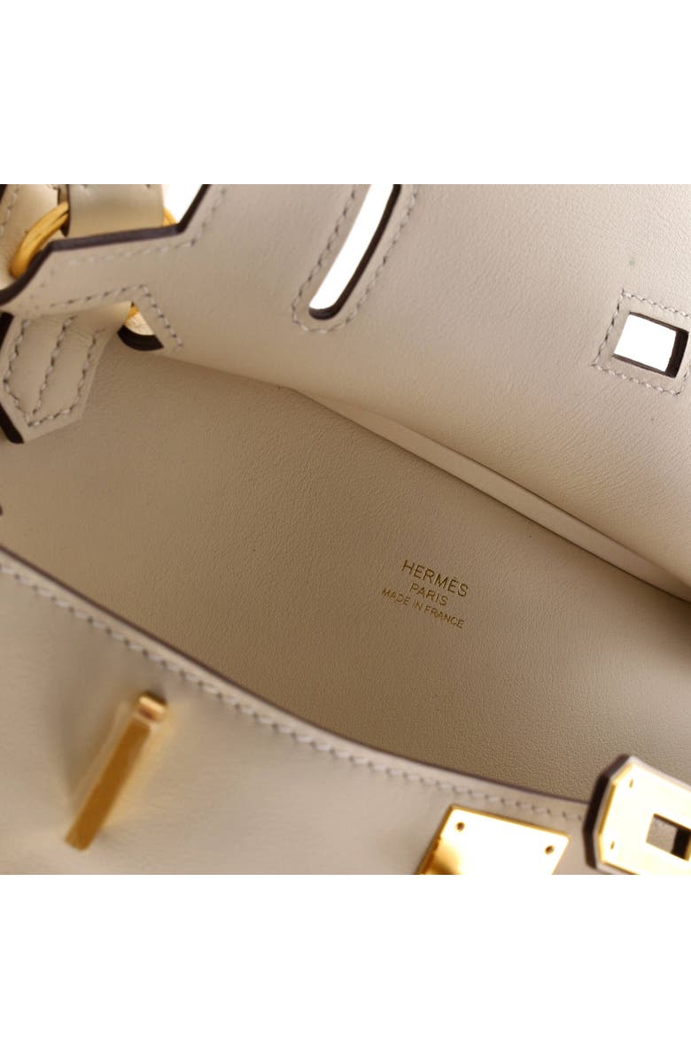 Pre-Owned Hermes Jypsiere Bag Swift Mini, Alternate, color, Nata
