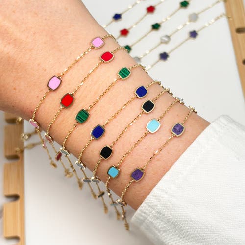 The Lovery Fine Jewelry Onyx Icon Bracelet In Black