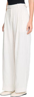 SANDRO Striped suit trousers
