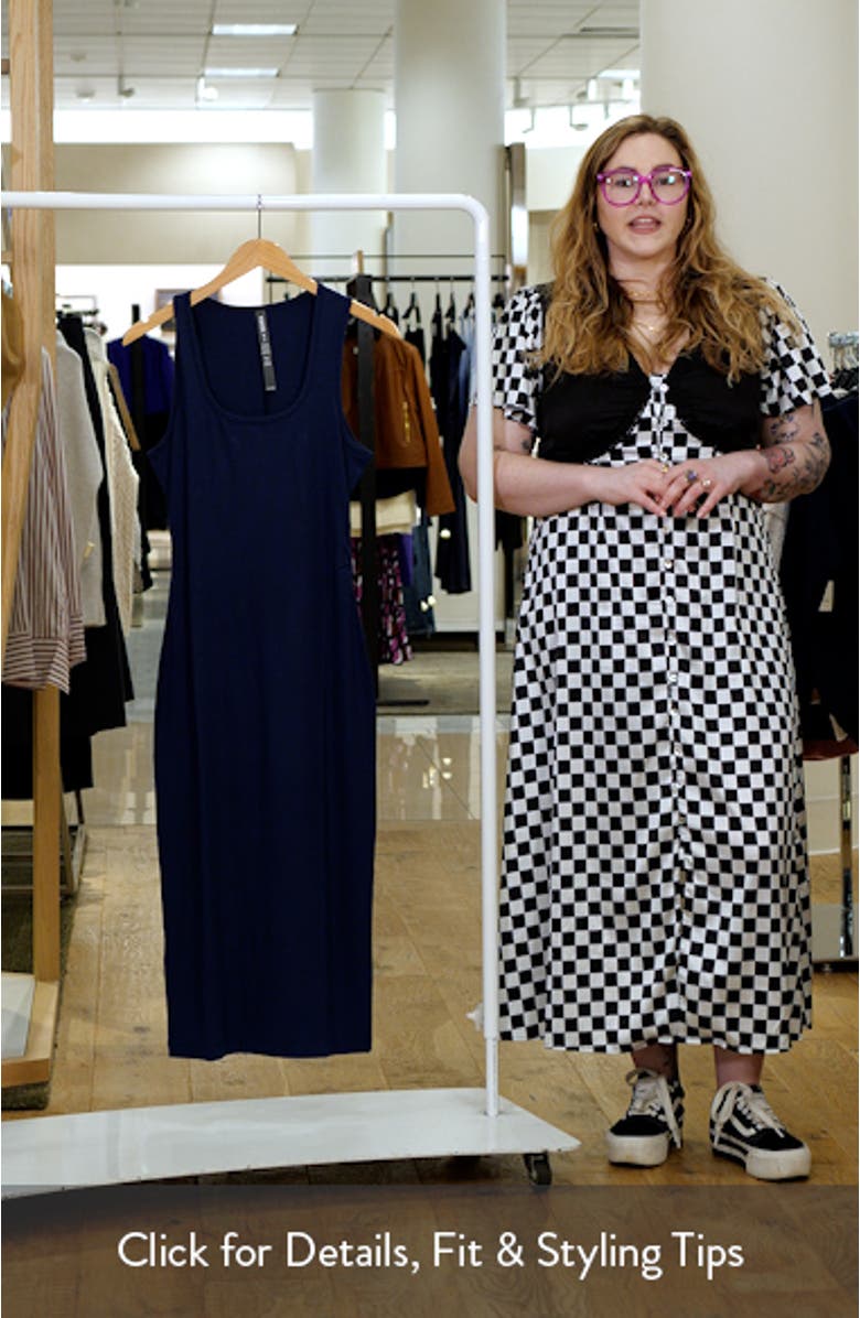 Pose Scoop Neck Midi Tank Dress, sales video thumbnail