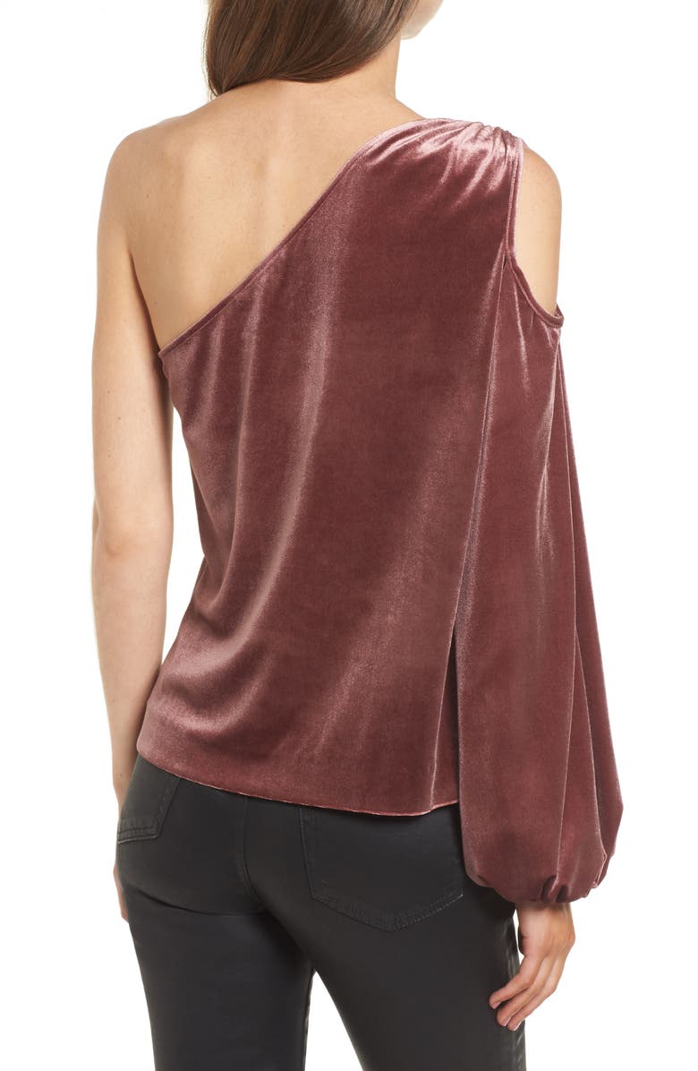 Rebecca Minkoff Minka One Shoulder Top, Alternate, color,