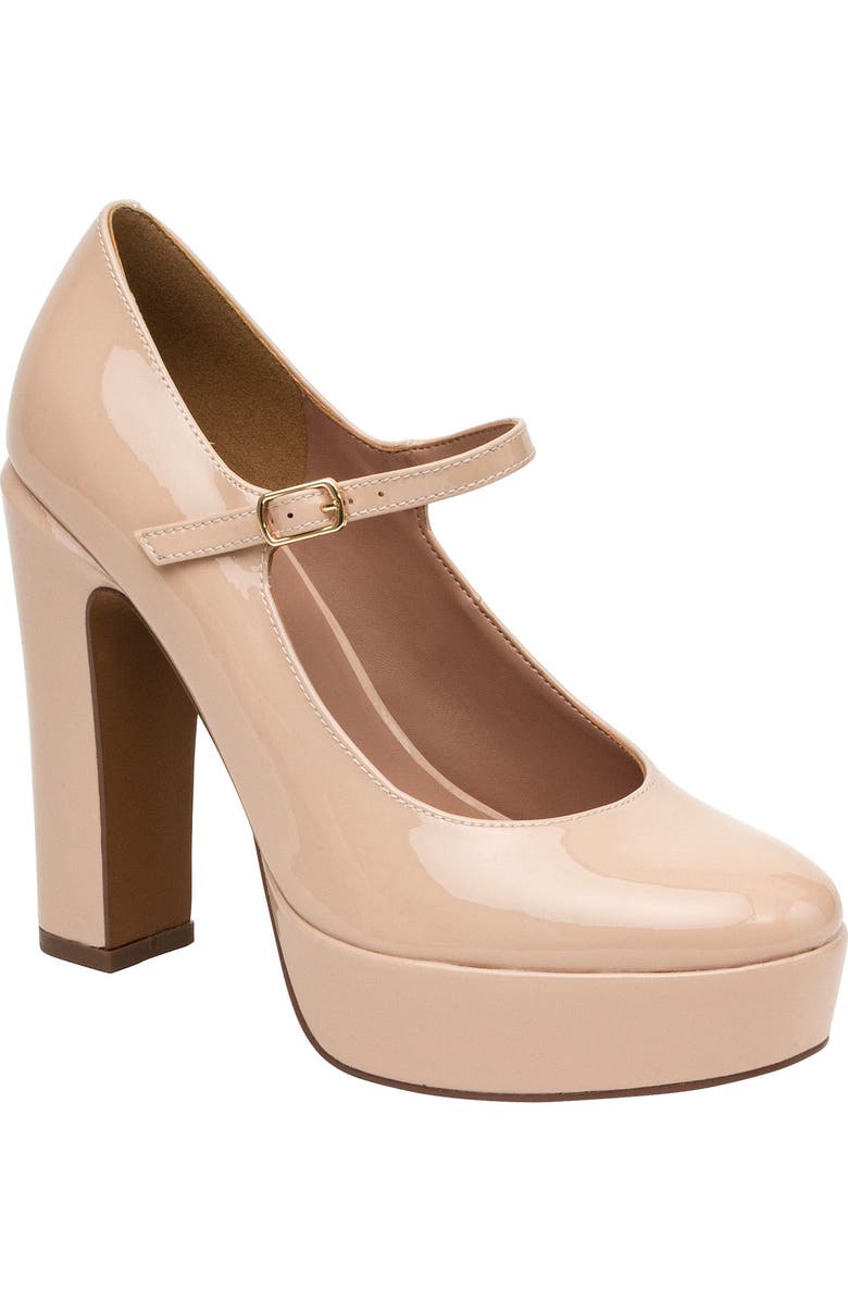 Linea Paolo Isadora Mary Jane Platform Pump, Main, color, Blush Pink