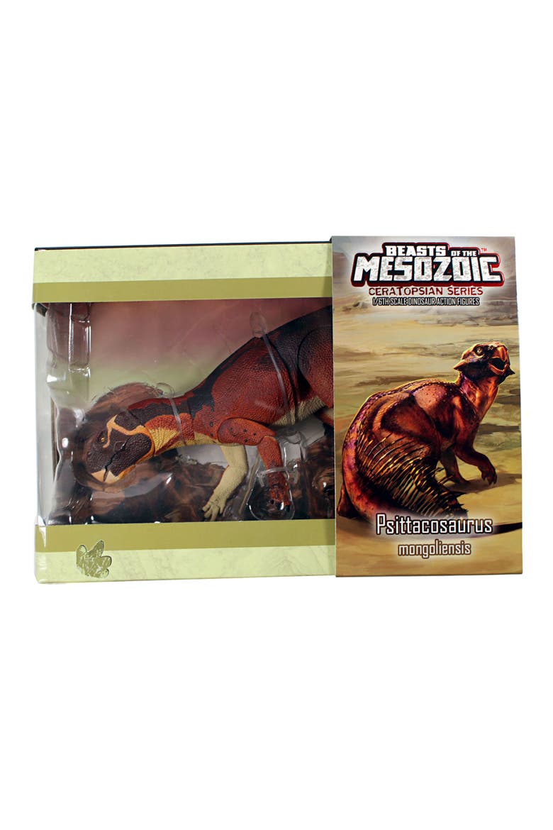 Psittacosaurus Mongoliensis 12 Inch Dinosaur Action Figure, Alternate, color, Multicolored