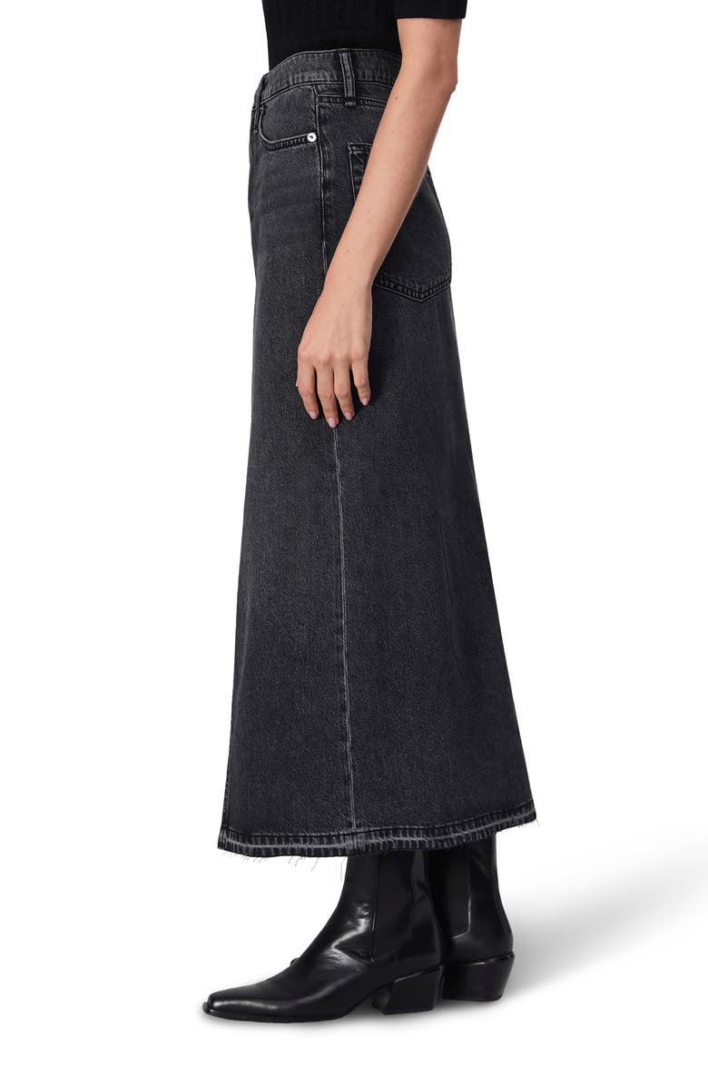 rag & bone Clara Denim Midi Skirt, Alternate, color, Anglique