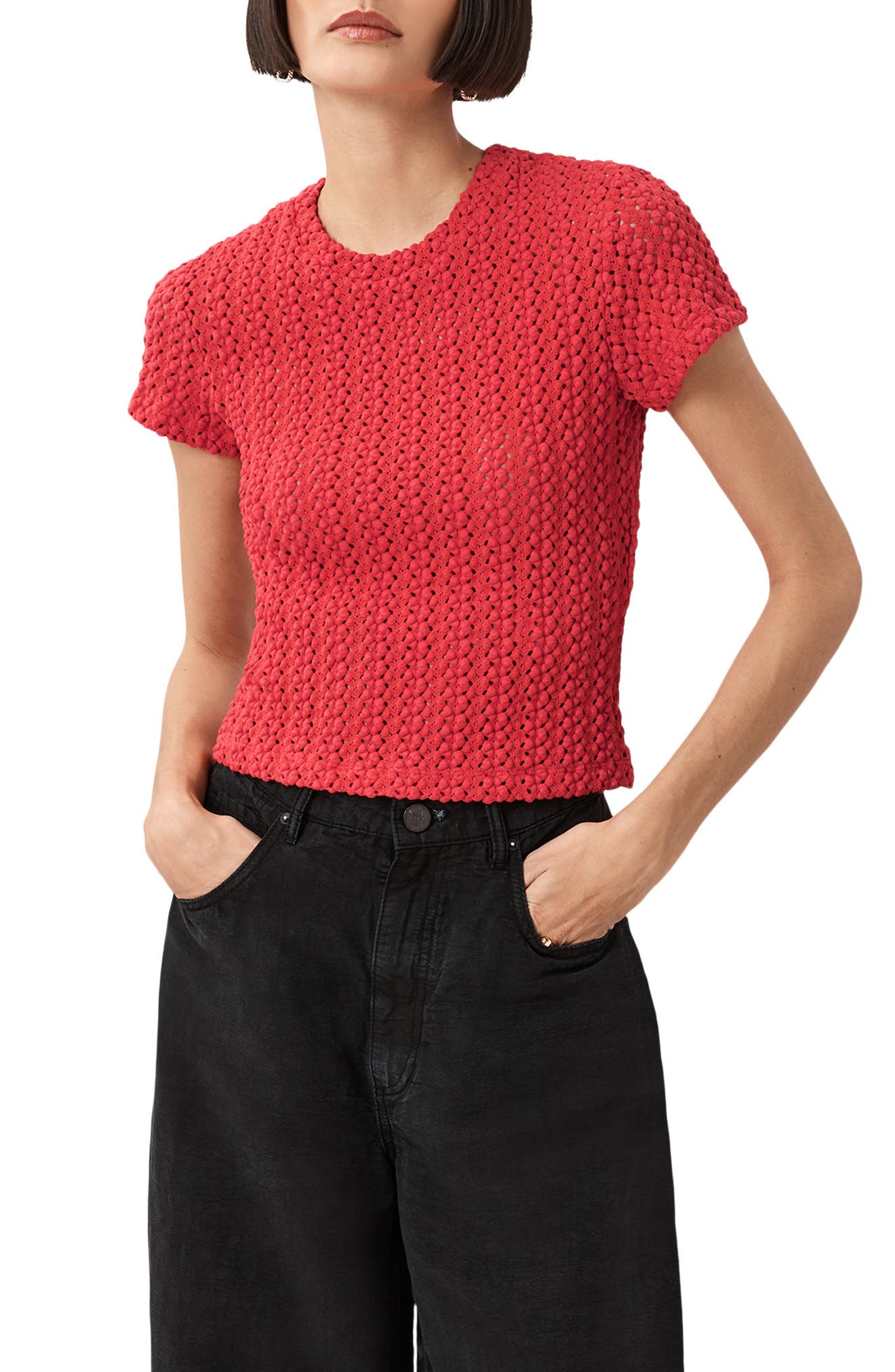 AllSaints Karma Stevie Lace Top