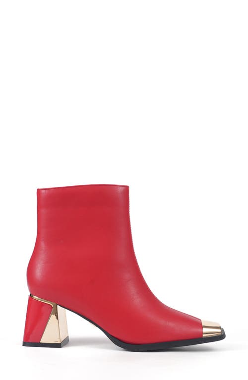 Ninety Union Terry Square Toe Boot In Red