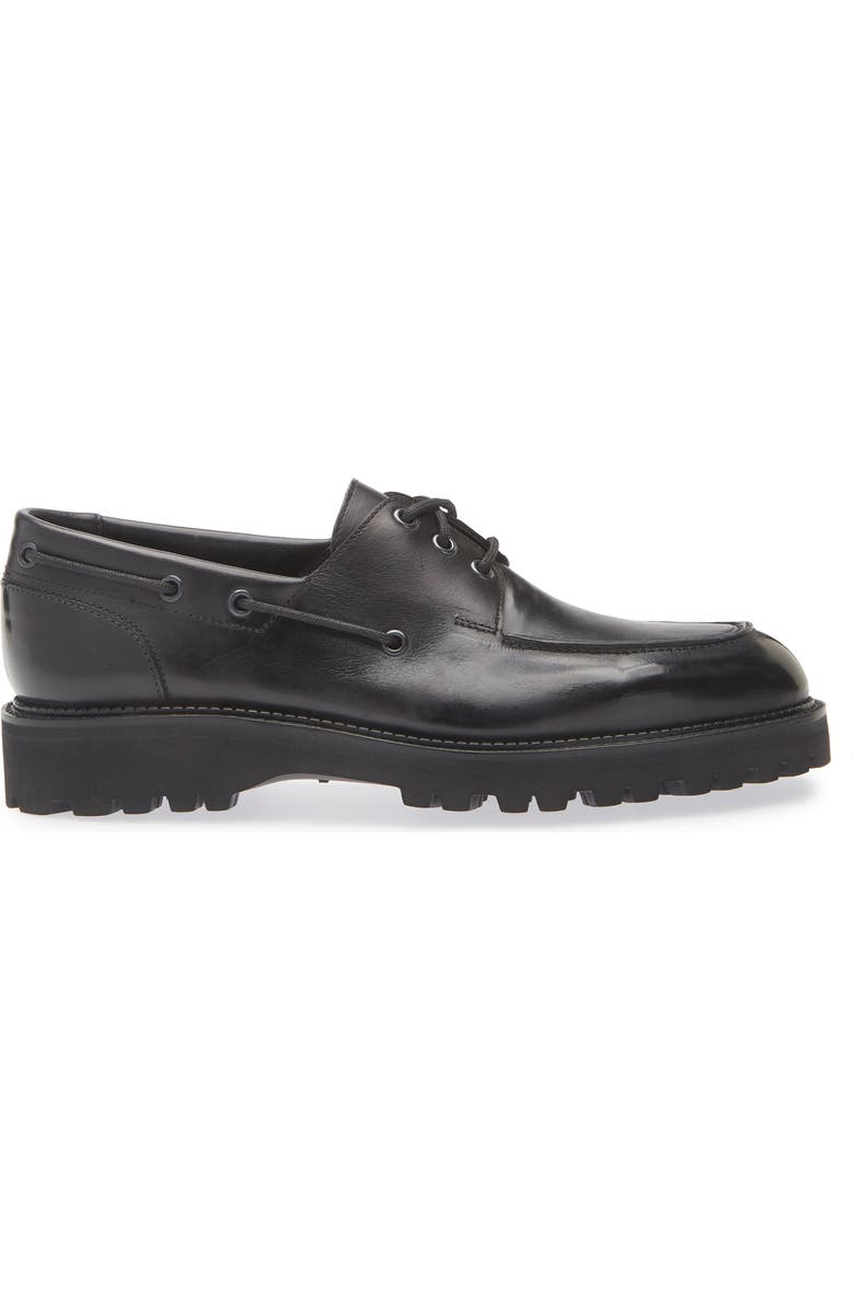 John Lobb Tide Boat Shoe, Alternate, color, Black