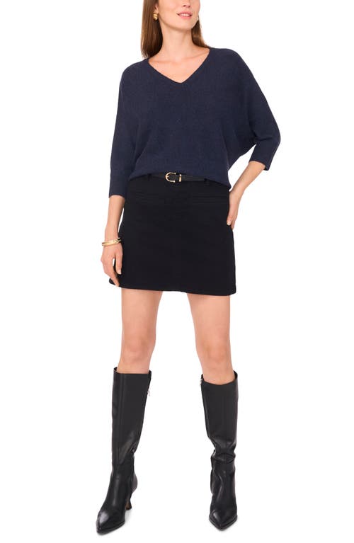 Vince Camuto Dolman Sleeve Sweater In Blue