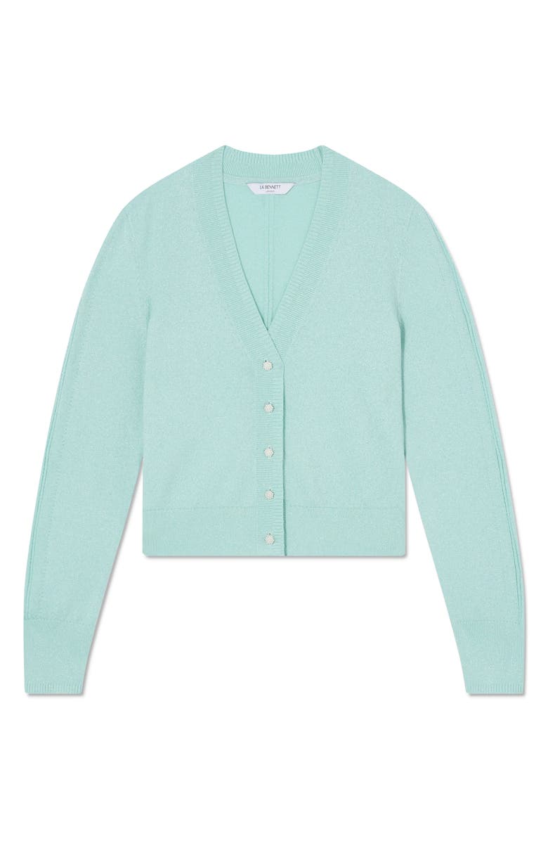 LK Bennett Metallic Cardigan, Alternate, color, 