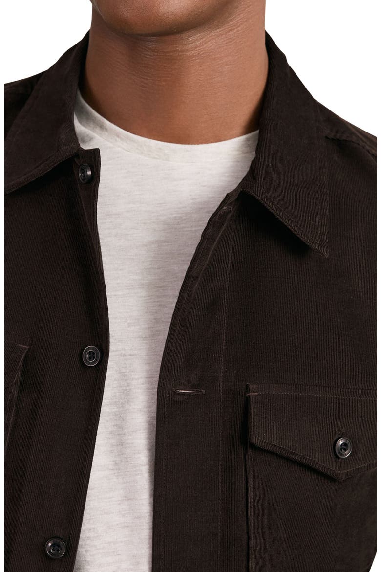 Kai Cotton Shirt Jacket, Alternate, color, BROWN