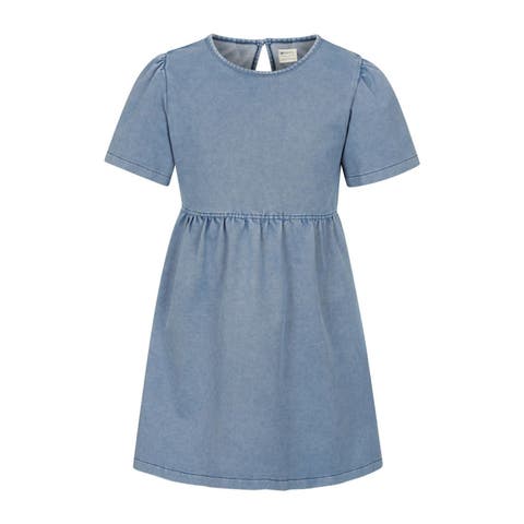 Elodie Plain Chambray Midi Dress