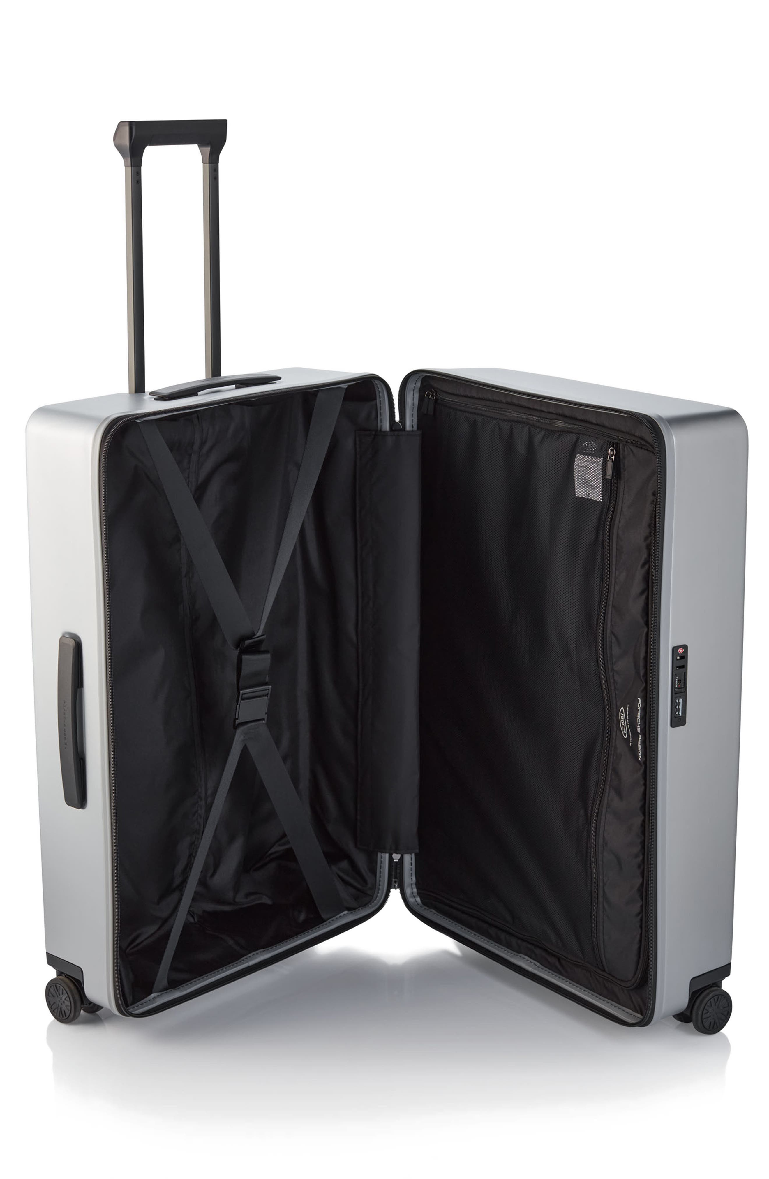 Porsche Design Voyager 30-Inch Hardside Spinner Suitcase, Alternate, color, Silver