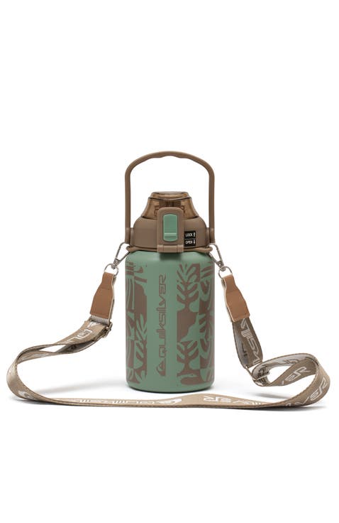 Ventura Double Walled Insulated 30oz Stainless Steel Tumbler with Cross Body Strap