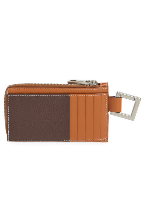 Jacquemus Le Porte Leather Zip Pouch In Light Brown 2