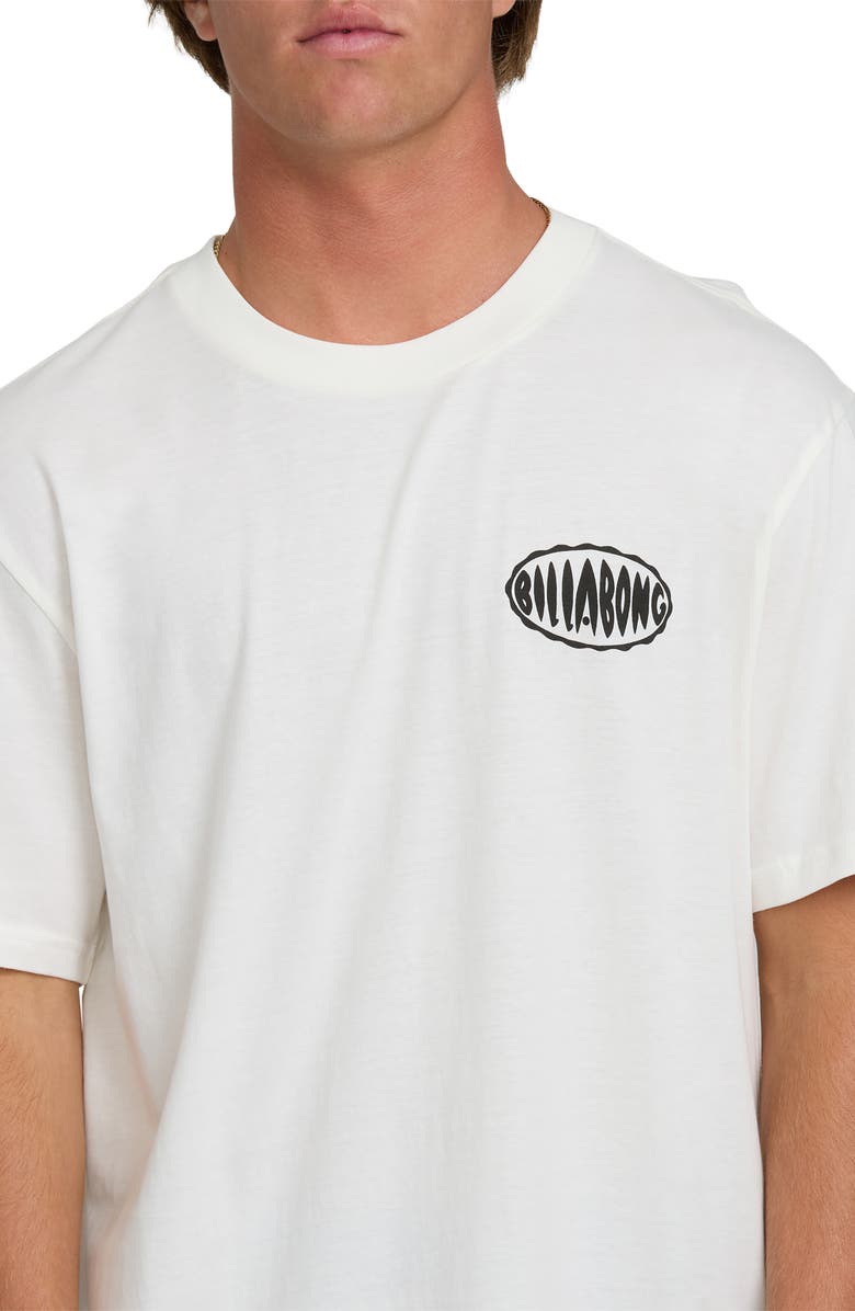 Billabong Nanda Ormond Burleigh Heads Premium Graphic T-Shirt, Alternate, color, Off White