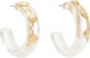 Kate Spade New York Lucite Hoop Earrings