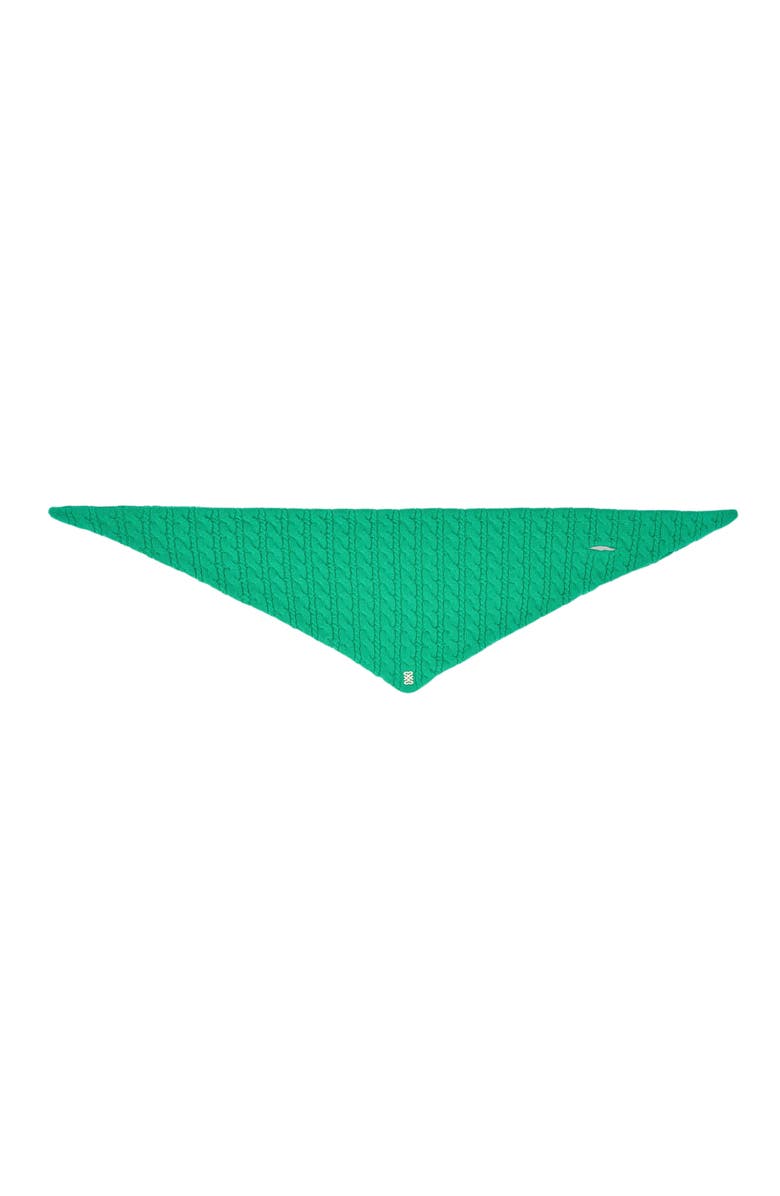 SANDRO Cable knit bandana, Main, color, Green