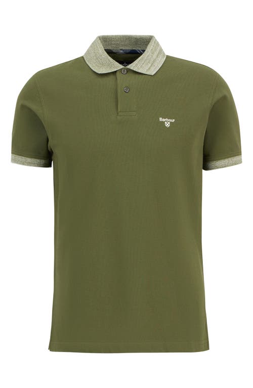 Barbour Marlton Tailored Fit Polo In Green