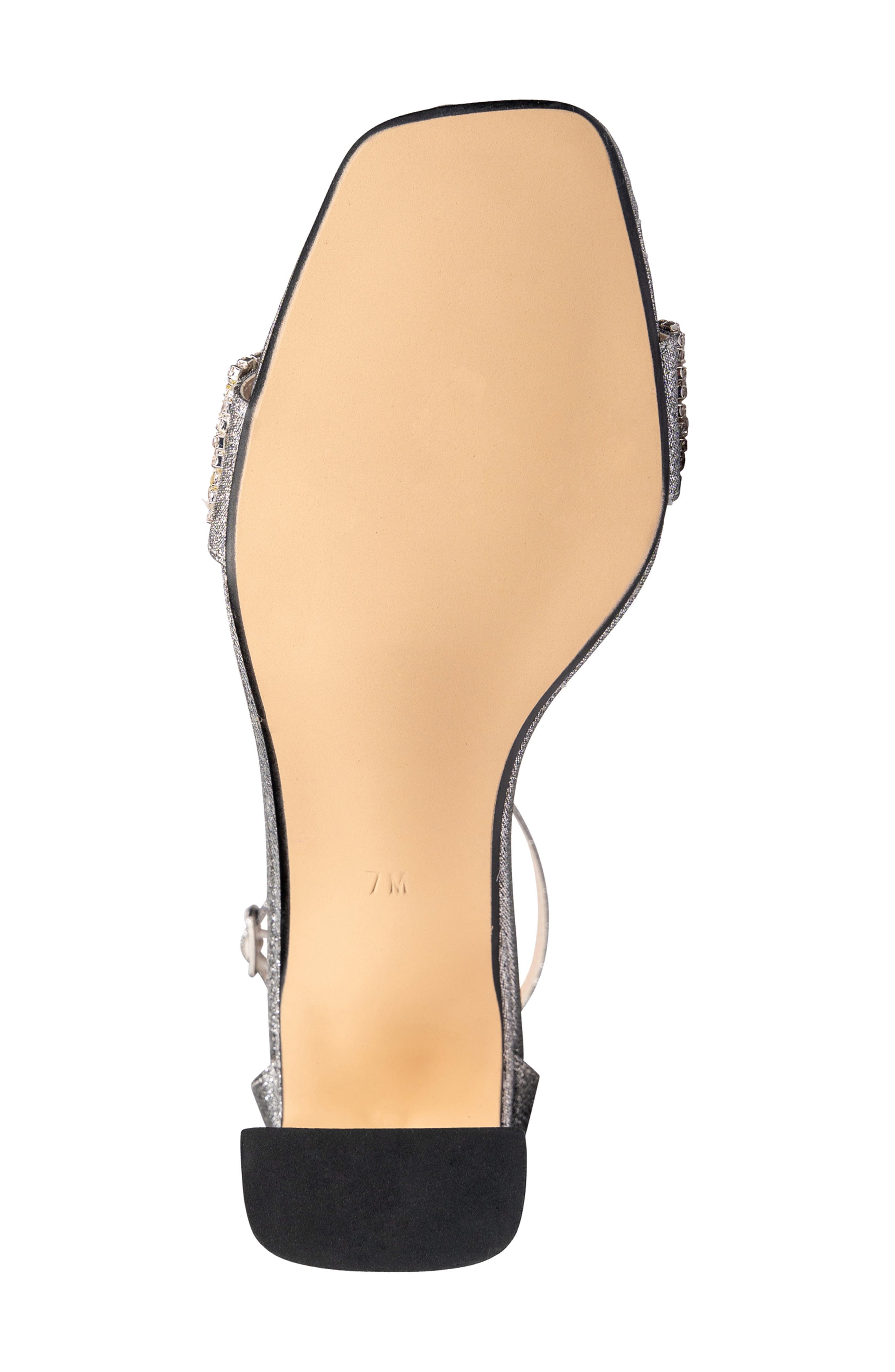 Touch Ups Jade Ankle Strap Sandal, Alternate, color, Pewter