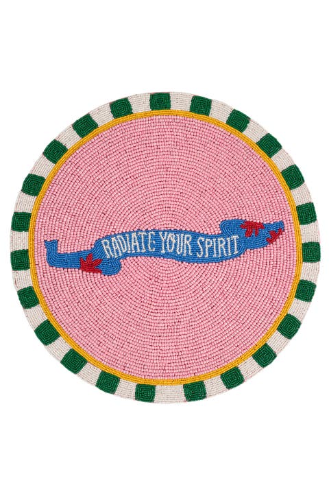Dadri Beadded Placemat Spirit 14 In