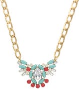OLIVIA WELLES Lainey Collage Statement Necklace
