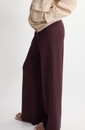 MANGO Knit Pull-On Straight Leg Pants