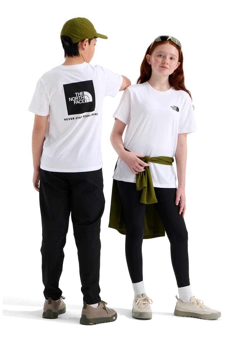 Kids' Evolution Box Graphic T-Shirt, Alternate, color, TNF WHITE