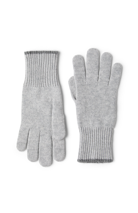 Cashmere knit gloves