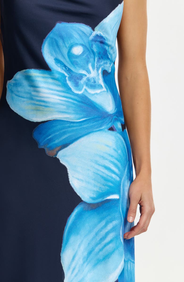 Significant Other Lana Floral Mermaid Gown, Alternate, color, Dark Magnolia