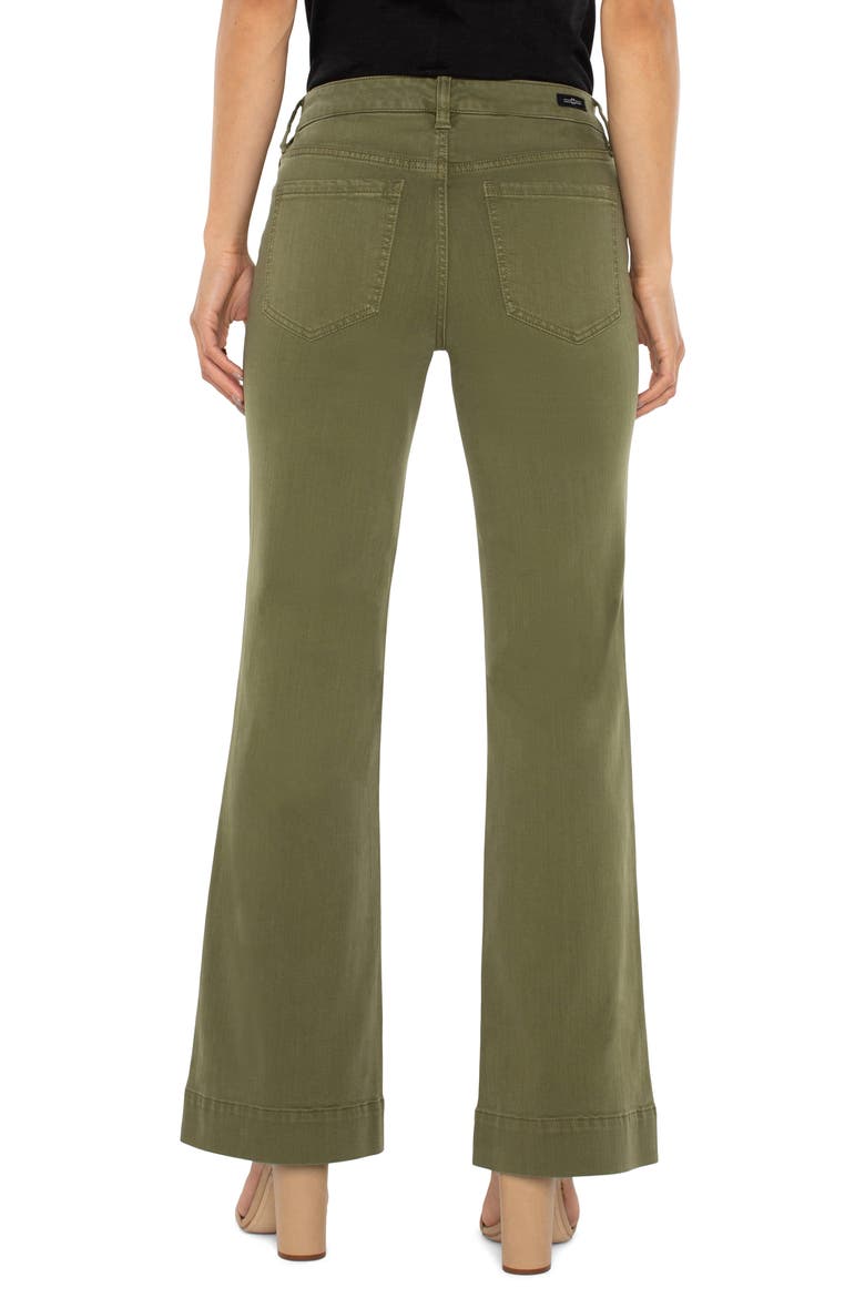 Hannah Flare Jeans, Alternate, color, SPANISH OLIVE