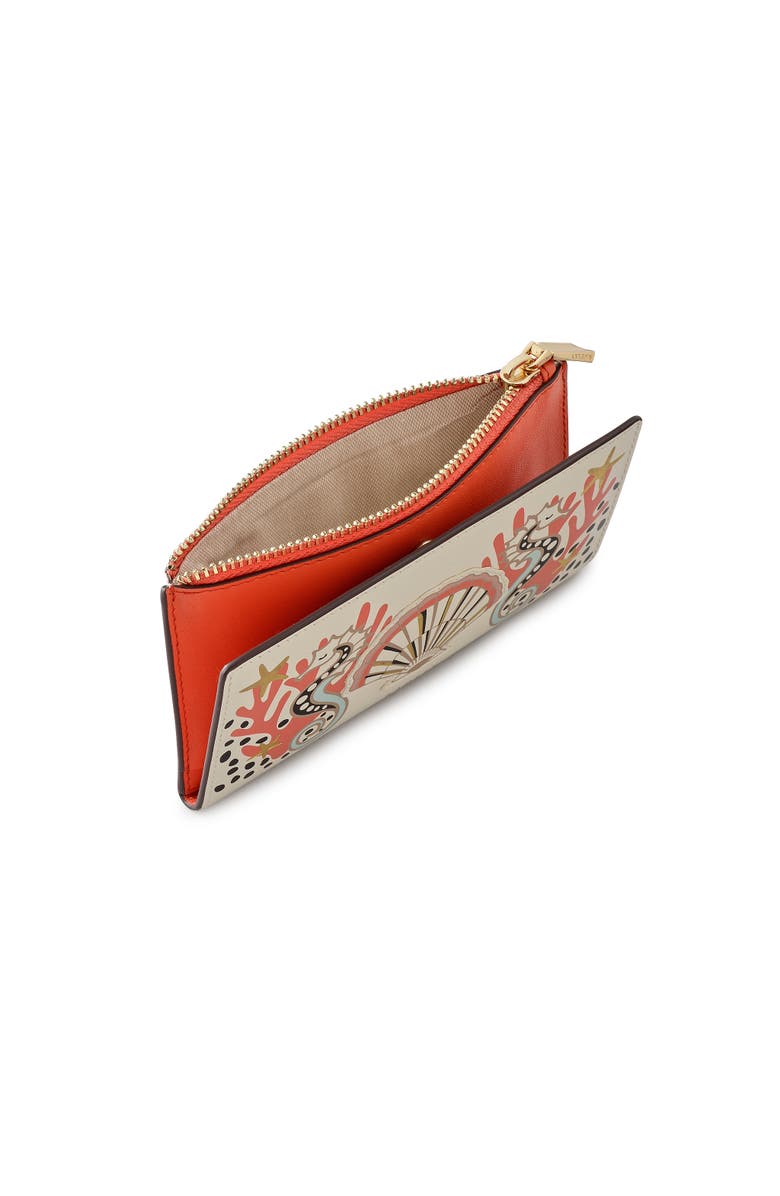 Radley Coin Street - Seahorse Medium Ziptop Wallet, Alternate, color, Salt