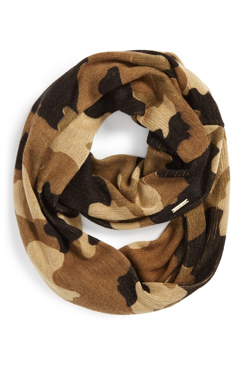 'Kala Camouflage' Infinity Scarf, Main, color, DUFFLE COMBO