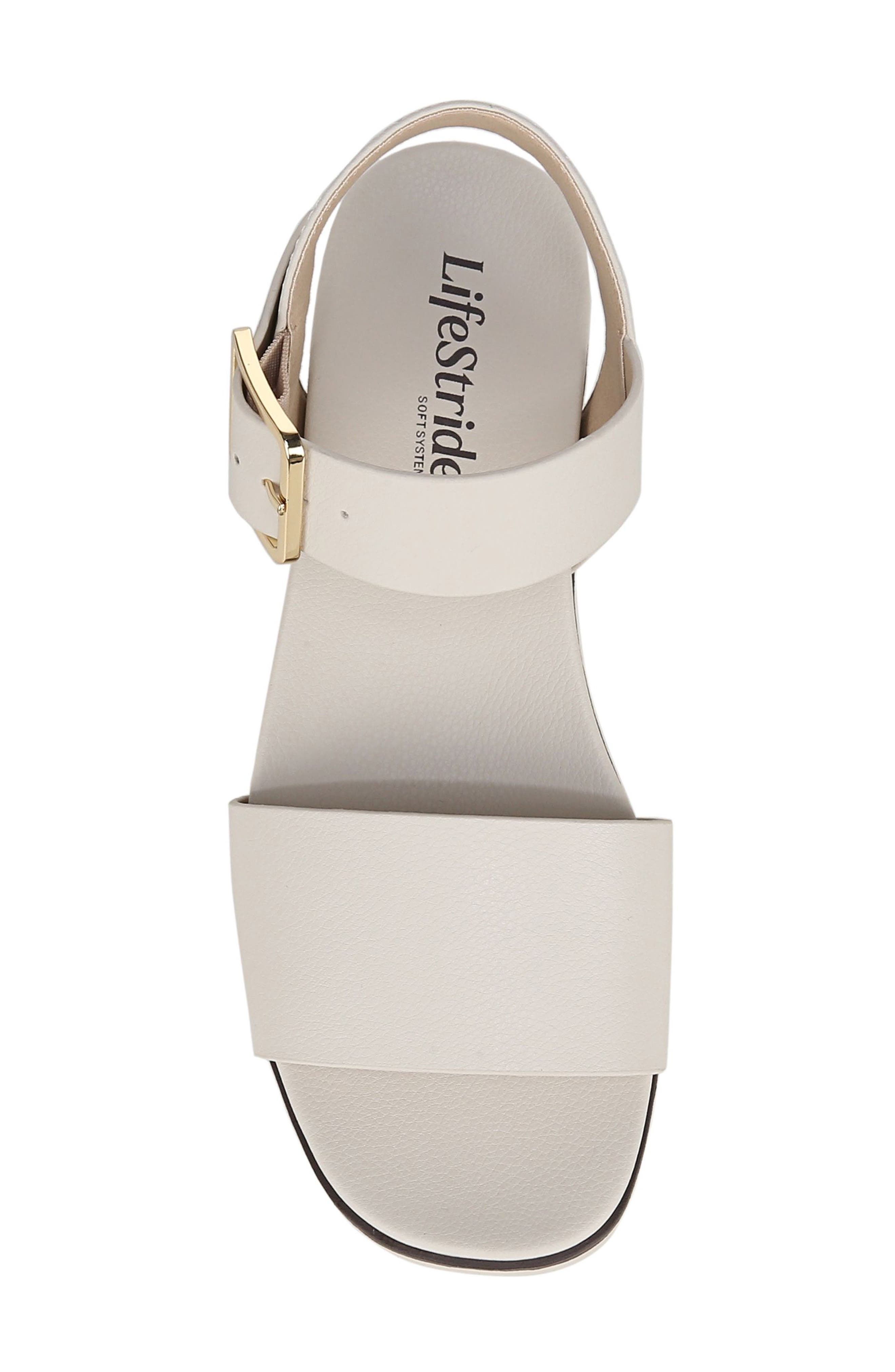 LifeStride Gillian Platform Sandal, Alternate, color, Bone