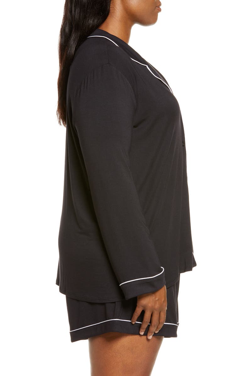 Nordstrom Moonlight Long Sleeve Stretch Modal Short Pajamas, Alternate, color, 