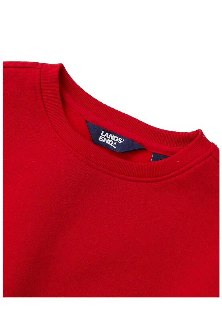 Kids Basic Fleece Crewneck Sweatshirt, Alternate, color, Red