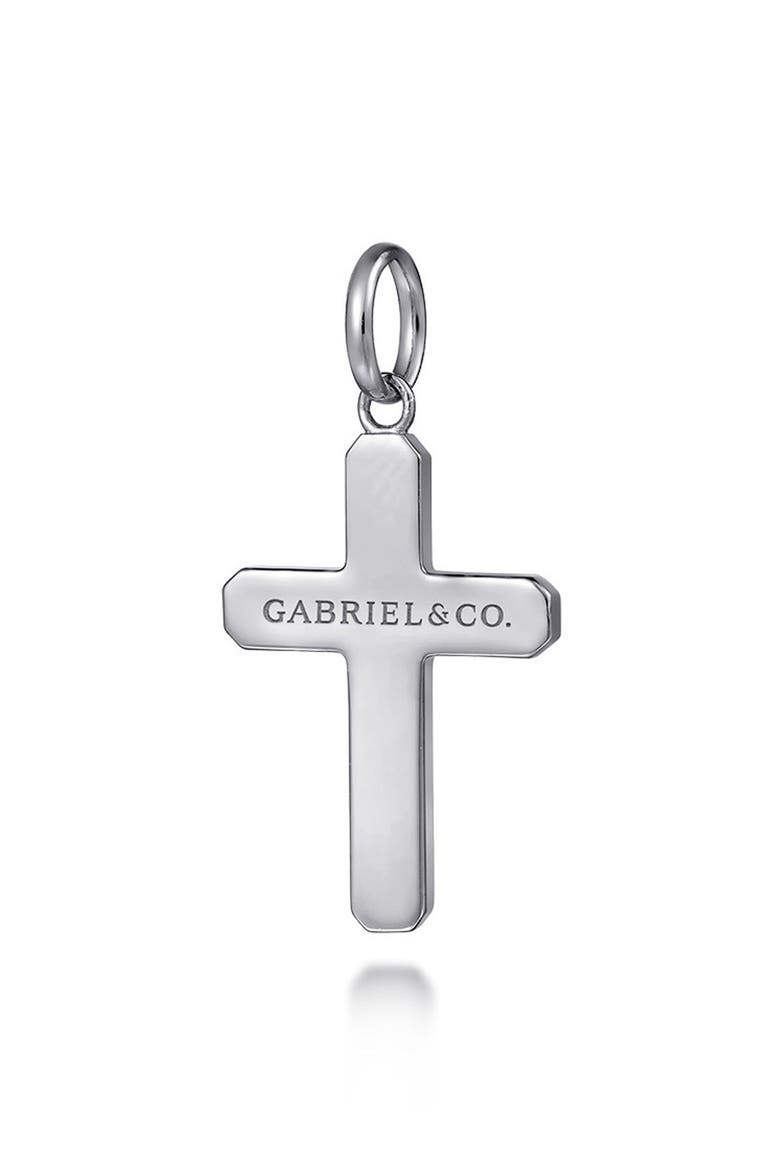 Men's Sterling Silver Cross Pendant, Alternate, color, STERLING SILVER