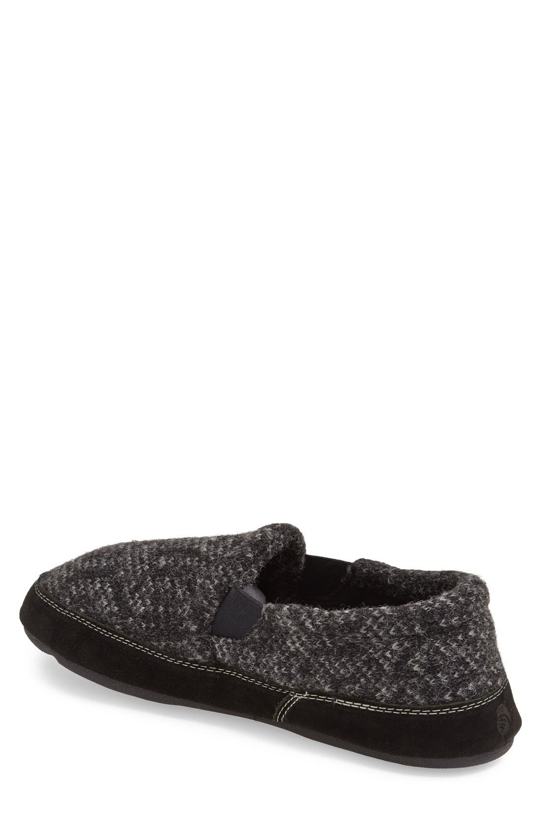 Fave Slipper, Alternate, color, CHARCOAL TWEED