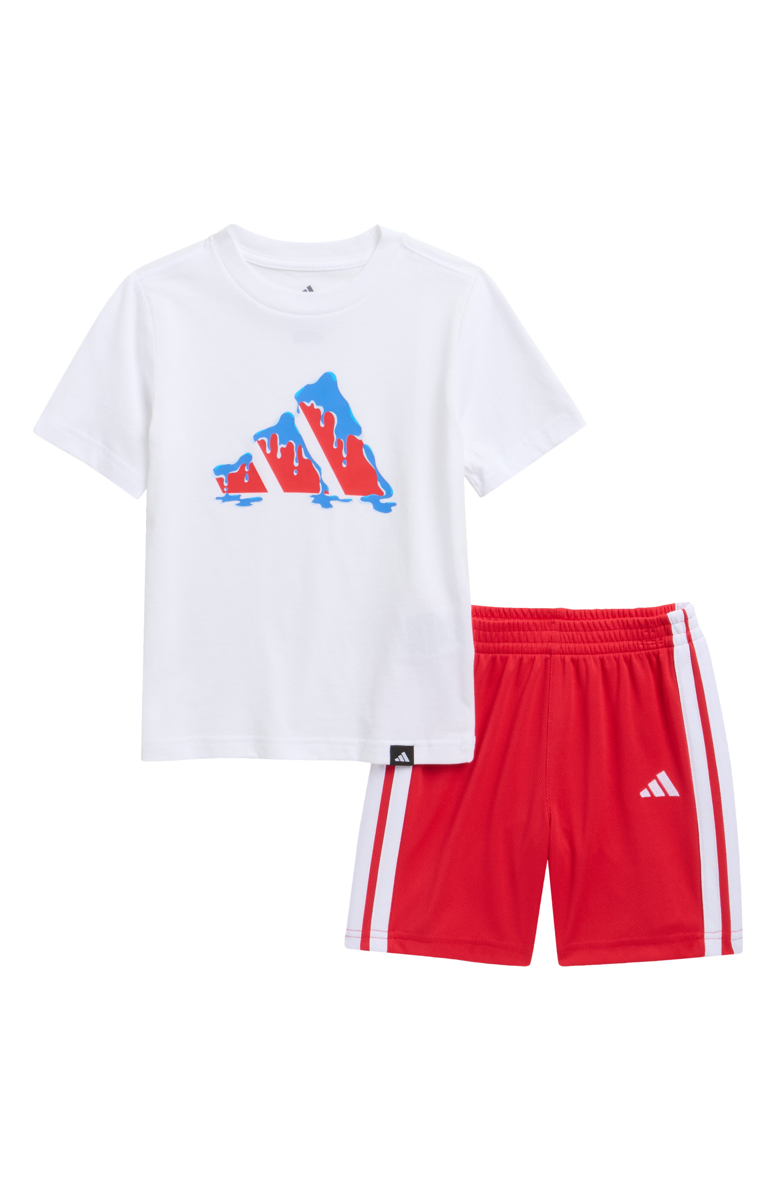adidas Kids' Logo Graphic T-Shirt & Shorts Set