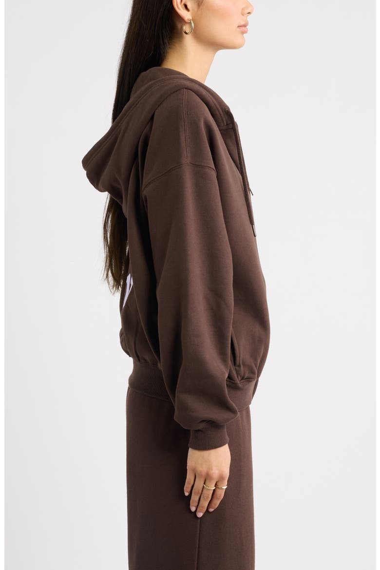 Graphic Full Zip Hoodie, Alternate, color, BROWN-PURPLE SEIZE THE DAY