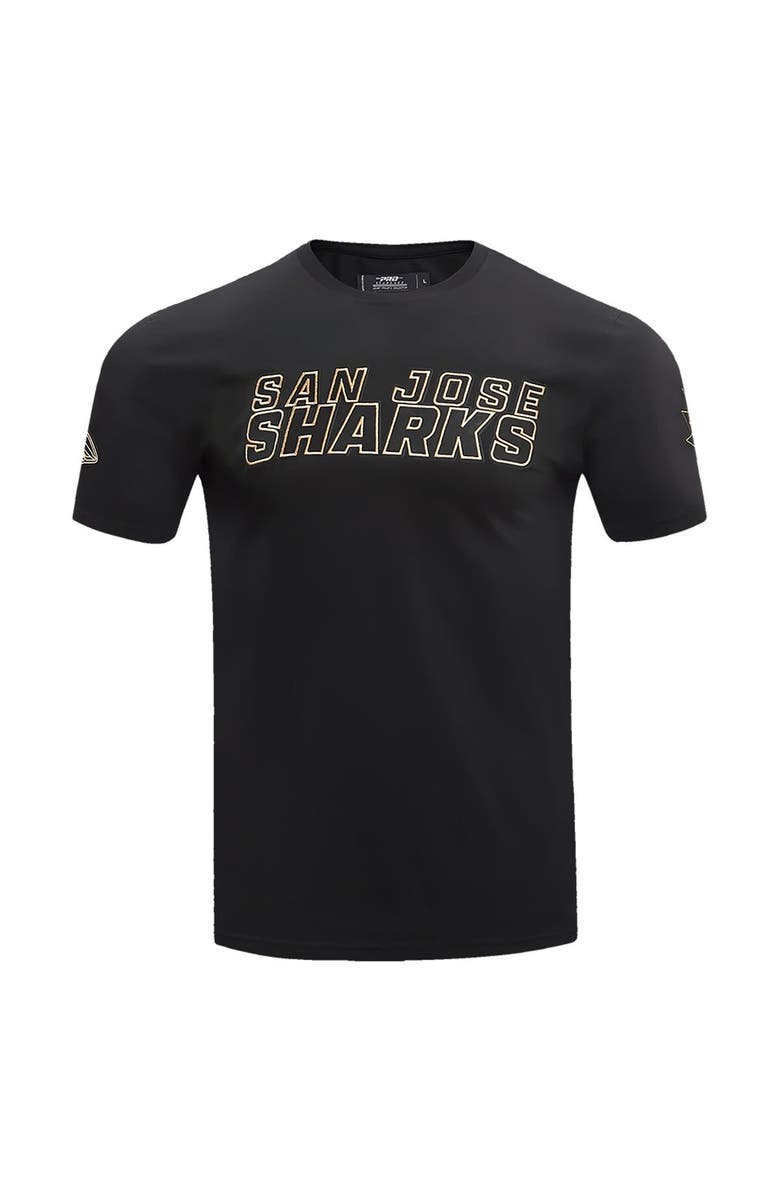 PRO STANDARD Men's Pro Standard Black San Jose Sharks Wordmark T-Shirt, Alternate, color, Black