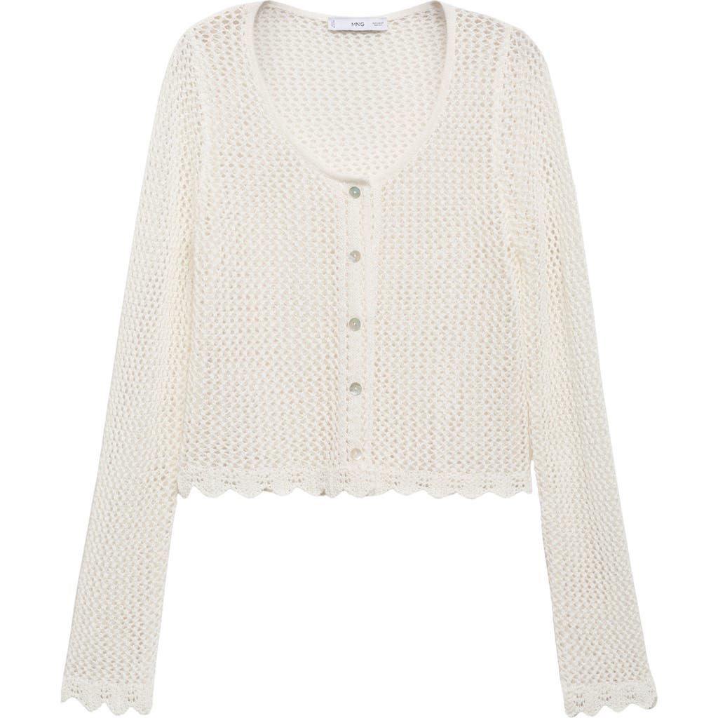 Mango Open Stitch Cardigan