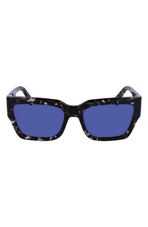 55mm Rectangular Sunglasses