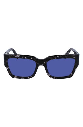 Longchamp 55mm Rectangular Sunglasses