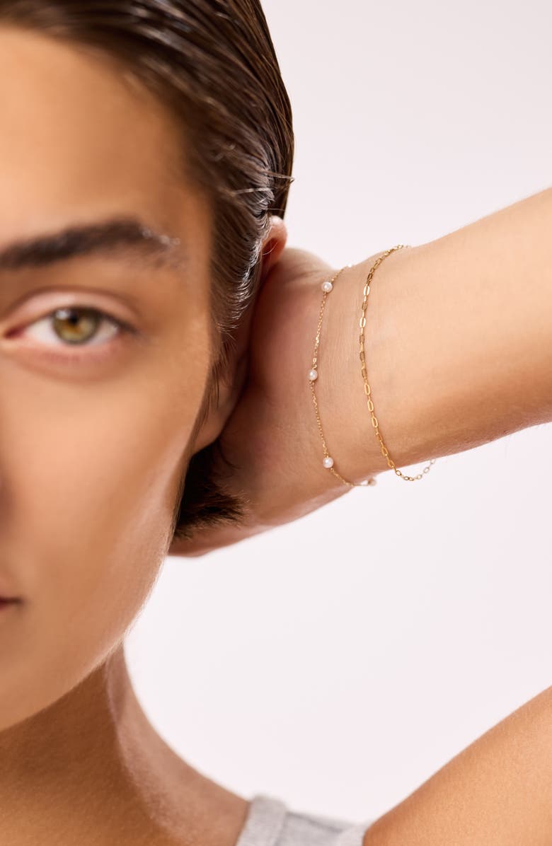 Ana Luisa Gold Pearl Bracelet - Pearl Bracelet Set, Alternate, color,