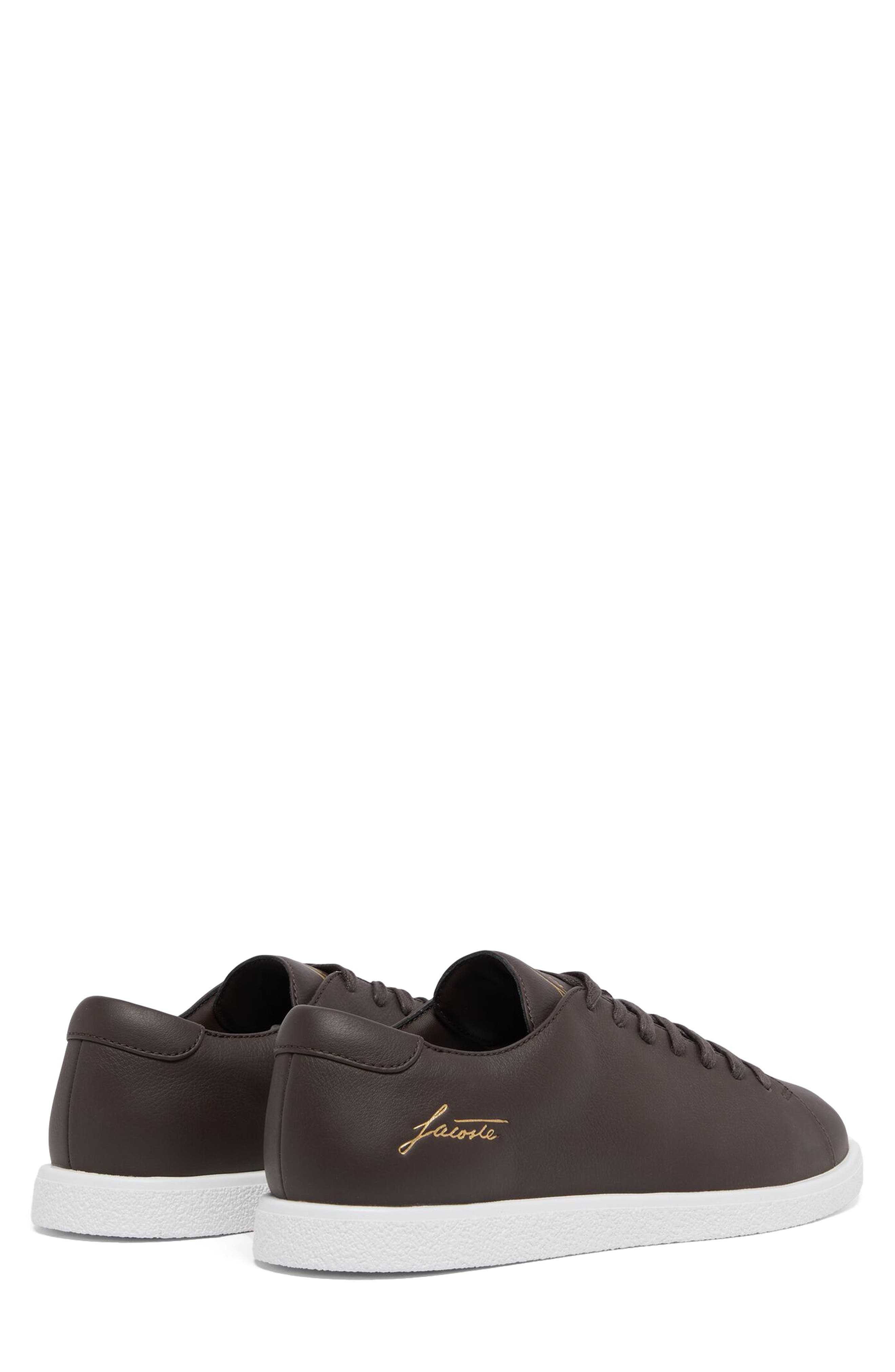 Linecourt Low Top Sneaker, Alternate, color, DARK BROWN/ WHITE
