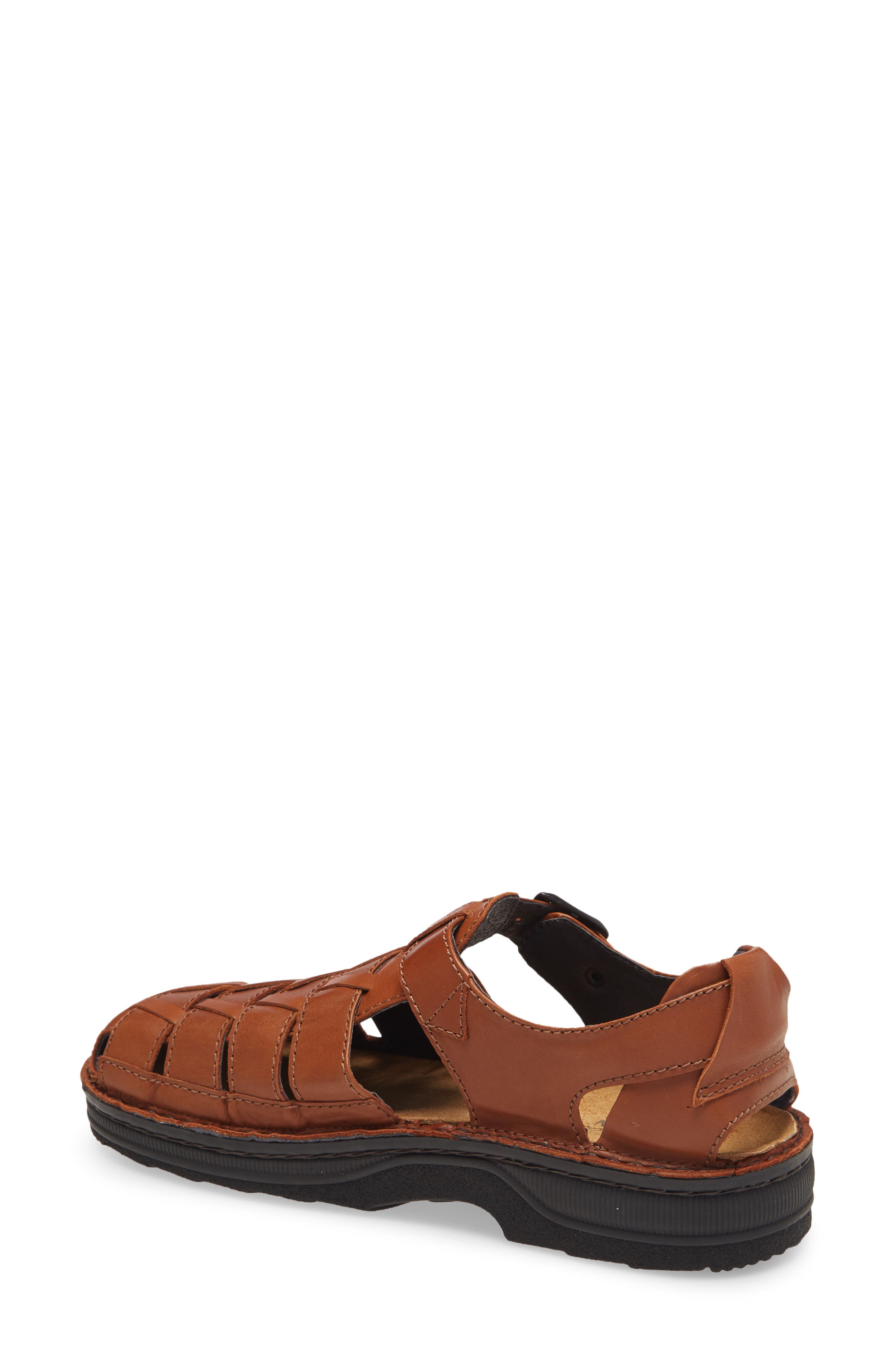 Julius Fisherman Sandal, Alternate, color, SOFT MAPLE LEATHER