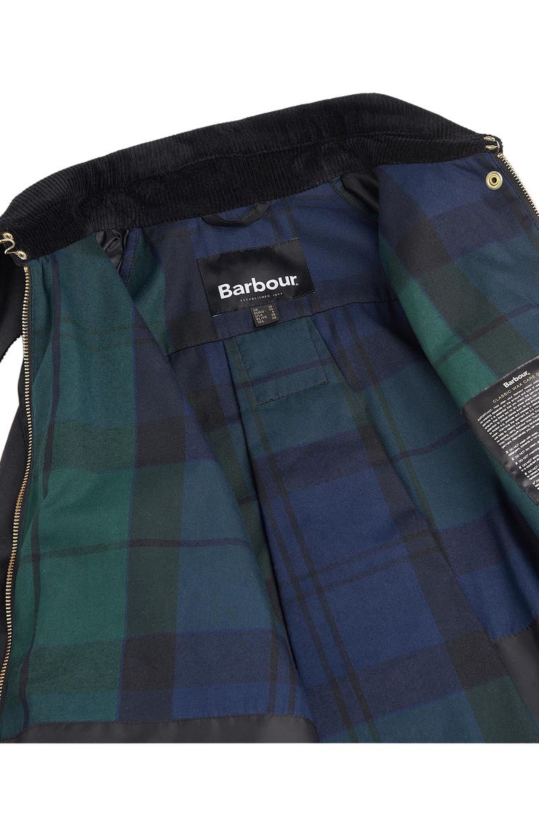 Barbour Catton Waxed Cotton Jacket, Alternate, color,